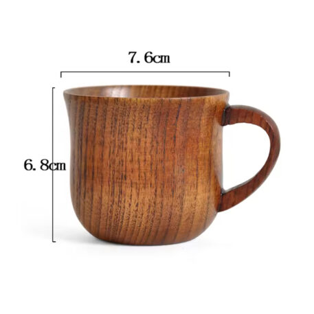 Wooden Handmade Cup, Small - Style A - Image 2